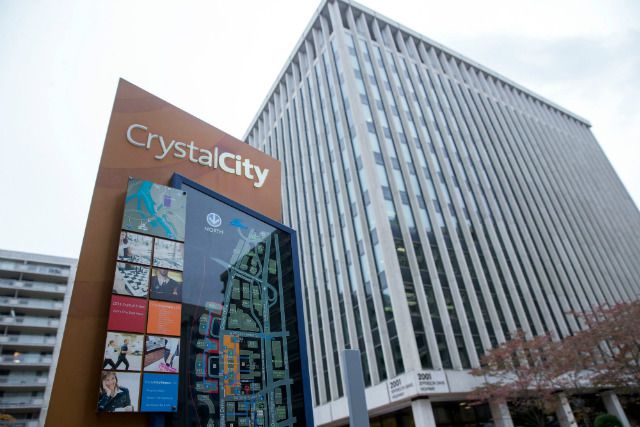 Crystal City in Arlington, VA, home to Amazon's new campus